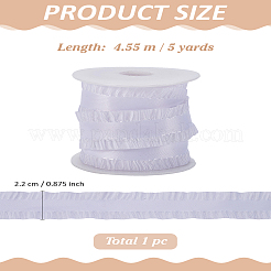 5 ярд полиэстеровой плиссированной ленты для украшения одежды&nbsp;OCOR-LP0003-10