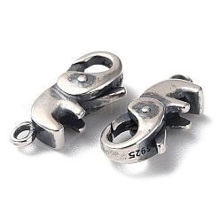 925 тайская застежка-когти из стерлингового серебра STER-D003-59A-AS