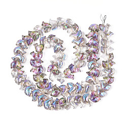 Гальванизируйте прозрачное стекло бисер нитей EGLA-N017-06-A02