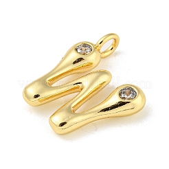 Стойки обшивки латунь микро проложить Циркон подвеску KK-A200-24G-W