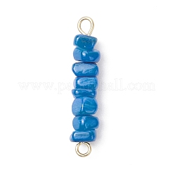 10 pieza de dijes conectores de cuentas de concha de agua dulce natural teñida en 10 colores&nbsp;PALLOY-JF04516-02