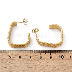 Boucles d'oreilles à tige en acier inoxydable 304&nbsp;EJEW-G423-33A-G