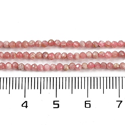 Природные родонит бисер нитей G-P553-G04-01