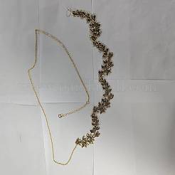 8 шт. 8 стиля бабочка лист сплава подвеска железные цепи ремни комплект HJEW-DR00231