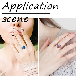 30 шт. 6 стиля 201 нержавеющая сталь манжета кольца настройки FIND-SZ0002-73