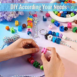 Наборы для изготовления браслетов из букв a~z и круглых браслетов своими руками&nbsp;DIY-TA0013-62