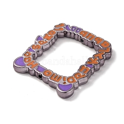 Cadre de perles acryliques de placage uv&nbsp;MACR-F080-12