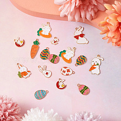 Подвески из сплава эмали 48шт 12 стиля&nbsp;ENAM-TA0001-31