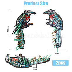 Аксессуары для костюмов из нетканого материала птицы&nbsp;DIY-WH0409-52A