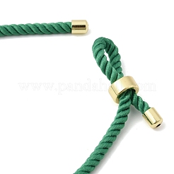 Fabricación de collares con cordón de nailon Milan redondo de 3 mm&nbsp;BJEW-H642-01G-25