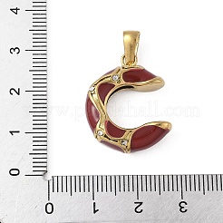 Подвески из нержавеющей стали 304 со стразами&nbsp;STAS-P408-16G