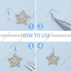 Наборы для изготовления сережек с подвесками своими руками&nbsp;DIY-SC0001-73P