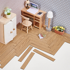 1 мешок деревянного пола мини-модель&nbsp;DIY-PH0032-36B