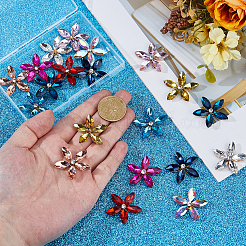 20 шт. 10 стиля кабошонов из сплава золотистого тона&nbsp;FIND-FH0016-88