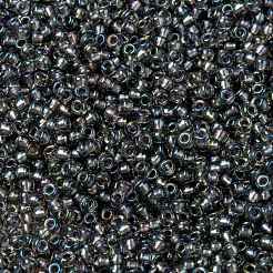 MIYUKIラウンドロカイユビーズ  日本製シードビーズ  8/0  （rr3750)シルバーライニング染めスイカ  8/0  3mm  穴：1mm  約2111~2277個/50g&nbsp;SEED-X0055-RR3750