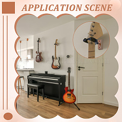 4 шт. настенная вешалка для гитары из дерева и железа&nbsp;ODIS-AR0001-17