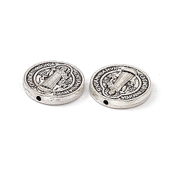 Сплавочные овальные бусины тибетского стиля  FIND-G042-01AS