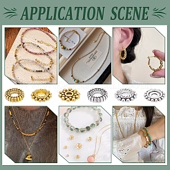 6 стиль тибетский стиль сплав бусины-разделители FIND-PH0025-73