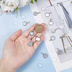 Набор для изготовления плоской круглой подвески своими руками DIY-UN0004-47