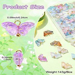 150шт 15 цвета стеклянные подвески&nbsp;PALLOY-CJ00040