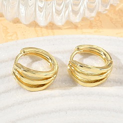 Orecchini a cerchio in ottone&nbsp;KK-CBA30C7-20G