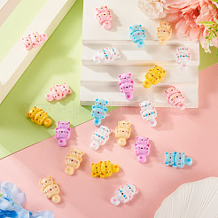 Кабошоны из смолы 30шт 6 цветов&nbsp;RESI-TA0003-80