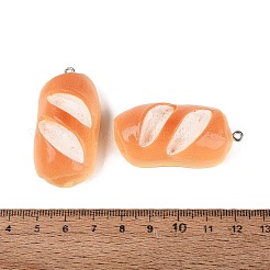 Pendentifs alimentaires imitation résine opaque&nbsp;RESI-Q232-08B