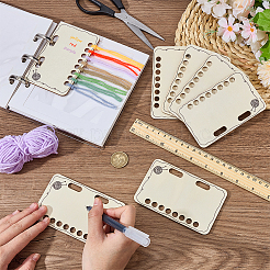 10шт. МДФ температурное одеяло многоразовое цветная таблица AJEW-WH0460-155