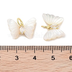 Латунные микро проложить кубического циркония подвески KK-C051-34G