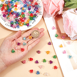 216 шт. 9-цветные акриловые колпачки для бусин с УФ-покрытием&nbsp;MACR-SC0001-38