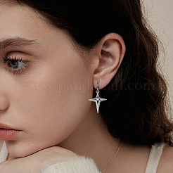 Латунные микропаве прозрачные подвески с фианитом&nbsp;PALLOY-ME00026