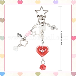 Decorazioni pendenti in lega&nbsp;HJEW-YW00436-01
