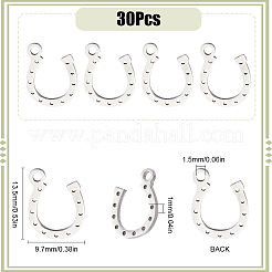 30 шт. подвески из нержавеющей стали 201&nbsp;STAS-SC0009-19