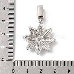 Латунные микро проложить кубического циркония подвески&nbsp;KK-U047-10P