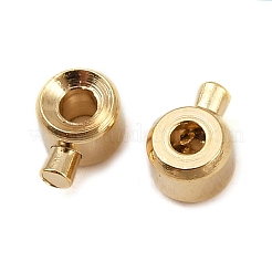 Зажимные бусины из латуни KK-P310-23B-G