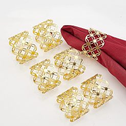 Железные полые кольца для салфеток AJEW-WH0258-031