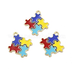 Подвески из эмали и сплава&nbsp;ENAM-J650-03G-02