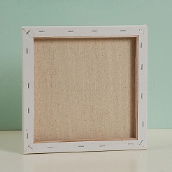 Bois de lin blanc apprêté encadré&nbsp;DIY-G019-06B