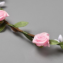 Повязки на голову с искусственными розами из полиэстера AJEW-WH20019-03D