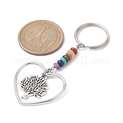 Porte-clés pendentif en alliage coeur&nbsp;KEYC-JKC00626-03