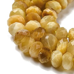 Fili di perline di occhio di tigre naturale&nbsp;G-K351-B01-01