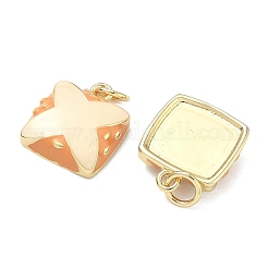 Латунь эмаль подвески&nbsp;KK-F933-16G