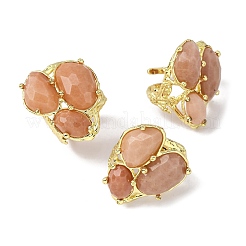 Манжеты из натурального кварца RJEW-M076-06G-01