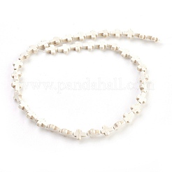 Синтетических нитей бирюзовые бусы&nbsp;X-TURQ-G112-8x10mm-06