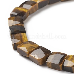 Fili di perline di occhio di tigre naturale&nbsp;G-G996-A08