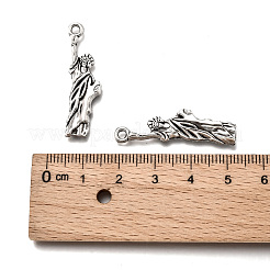 Тибетский стиль сплава Статуя Свободы подвесками&nbsp;TIBEP-Q043-152-RS