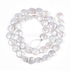 Природные Кеши жемчуг пряди PEAR-S018-02L