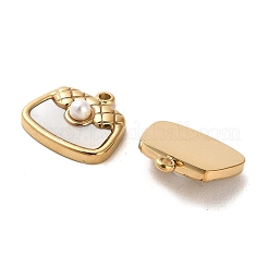 Подвески для сумок из нержавеющей стали 304 в форме ракушки STAS-L022-073G