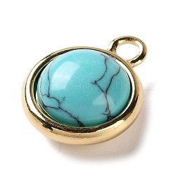 Синтетические бирюзовые подвески&nbsp;STAS-L022-398F-G