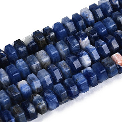 Природный содалит бисер нитей&nbsp;G-N357-14A-03